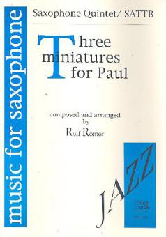 3 Miniatures for Paul 