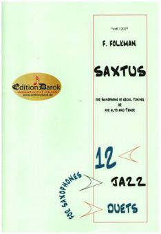 Saxtus 12 Jazz Duets 