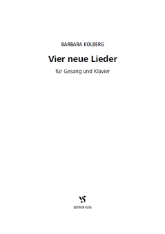 4 neue Lieder 