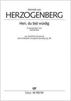 Herr, du bist würdig zu nehmen op. 99,V2 Download