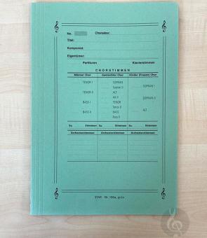 Notenumschlag - mit Stirn- und Seiten 