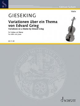Variationen über ein Thema von Edvard Grieg Download