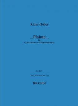 ...Plainte...für Luigi Nono 