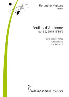 Feuilles d‘Automne op. 89 