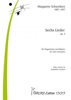 Sechs Lieder op. 3 