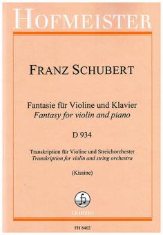 Fantasie für Violine und Klavier D934 