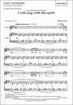 I Will Sing With The Spirit 