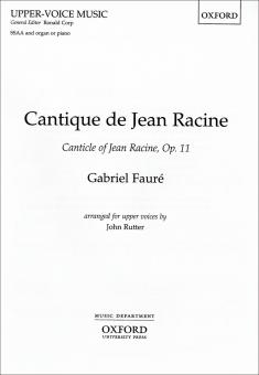 Cantique de Jean Racine op. 11 