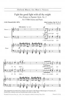 Fight The Good Fight With All Thy Might 