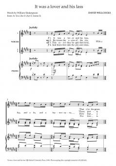 It was a lover and his lass 