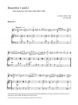 Bourrées 1 and 2 from Suite No. 3 