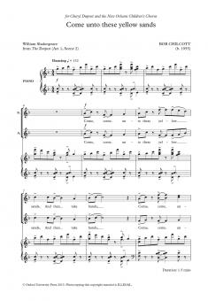 Come unto these yellow sands 