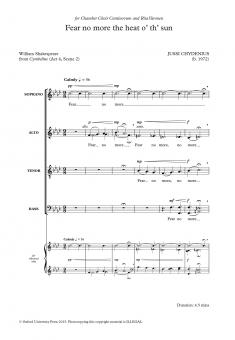 Fear no more the heat o' th' sun 