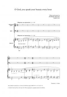 O God, you speak your beauty every hour 