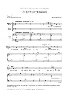 The Lord's my shepherd 