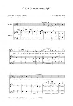 O trinity, most blessed light 