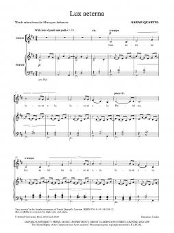 Lux aeterna (solo/low) 