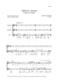 Ãigbhean a chanaim (I sing of a maiden) 