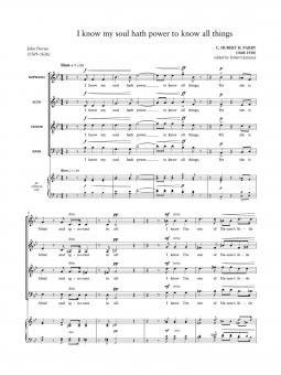 I know my soul hath power to know all things 