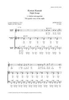 Kuttun Kantak (Night Songs) 