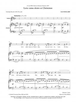 Love came down at Christmas 