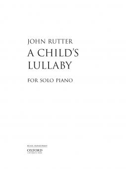 A Child's Lullaby 