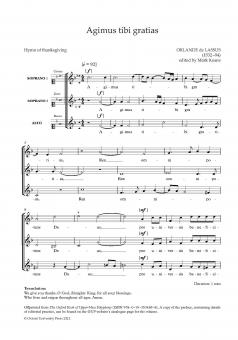 Agimus tibi gratias 