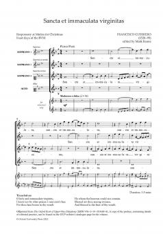 Sancta et immaculata virginitas 