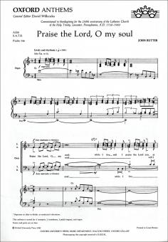 Praise the Lord, O my soul 