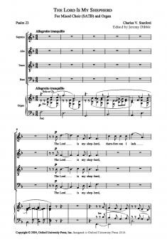 The Lord is my shepherd 