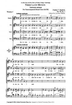 Three Latin Motets, Op. 38 