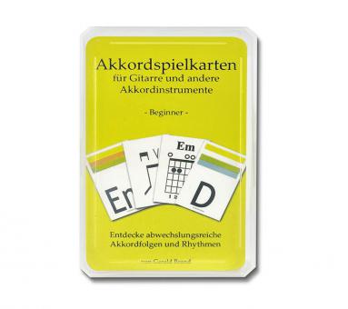 Akkordspielkarten - Beginner-Set 