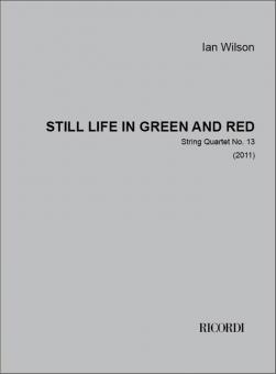 Still life in green and red 