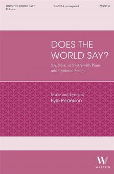 Does the World Say 
