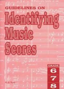 Guidelines on Identifying Music Scores 