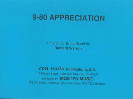 9-80 Appreciation 