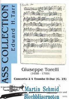 Concerto à 4 Trombe D-Dur G.25 