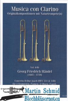 Concerto D-Dur (nach HWV331 und 348) 
