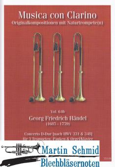 Concerto D-Dur (nach HWV331 und 348) 