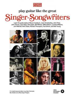 Play Guitar like the Great Singer-Songwriters 
