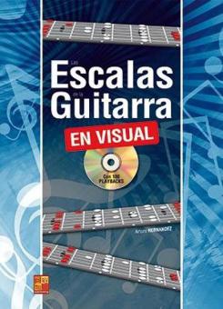 Las escalas de la guitarra en visual 