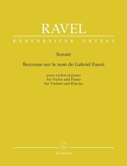 Sonate - Berceuse sur le nom de Fauré Standard