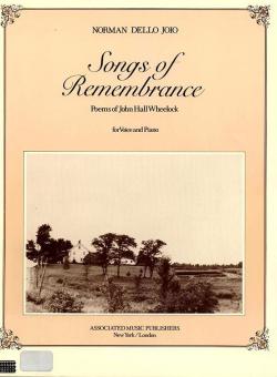 Songs of Rememberance Voice and Piano 