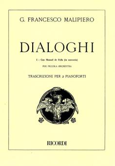 Dialoghi: Nr. 1 Con Manuel de Falla 