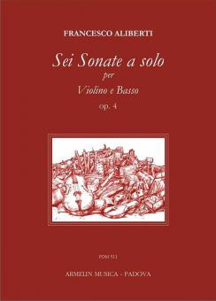 6 sonate a solo op. 4 