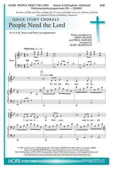 People Need The Lord 