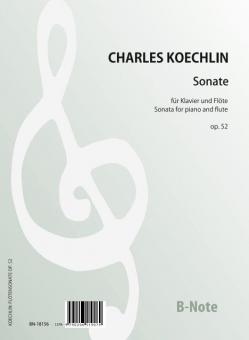 Sonate für Klavier und Flöte op.52 