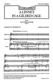 Linnet In A Gilded Cage 