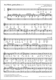 Ave Maria, gratia plena Standard