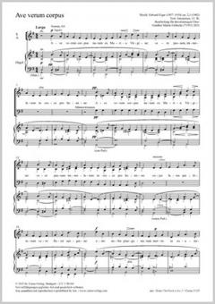 Ave verum corpus op. 2,1 Standard